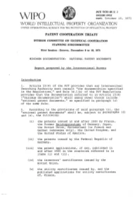 Minimum Documentation: N~Tional Patent Documents