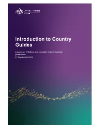 Anti-Bribery and Corruption – Introduction to Country Guides