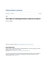 Baby Doe and Beyond