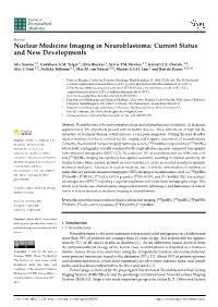 Nuclear Medicine Imaging in Neuroblastoma: Current Status and New Developments