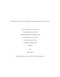 The Aspiring Men of Punch: Patrolling the Boundaries of the Victorian Gentleman a Thesis Submitted to the College of Graduate S