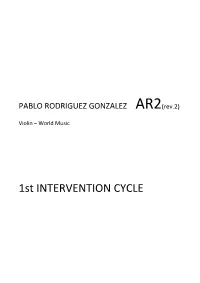 1St INTERVENTION CYCLE