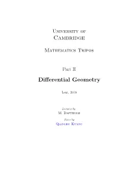 Differential Geometry