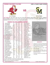 Gameday Program