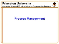 Process Management