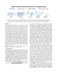 VIANA: Visual Interactive Annotation of Argumentation