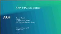 ARM HPC Ecosystem