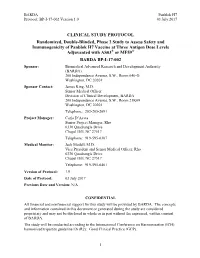 CLINICAL STUDY PROTOCOL Randomized, Double-Blinded