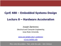 Hardware Acceleration