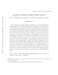 On the Social Traits of Luminous Blue Variables