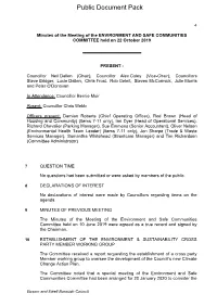 (Public Pack)Minutes Document for Environment and Safe