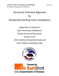 Solar Technical Appendix