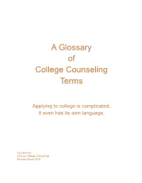 Glossary 2020