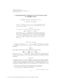 A Representation Theorem for Schauder Bases in Hilbert Space
