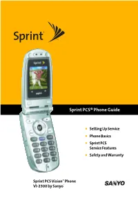 Sanyo SCP-2300 User Guide