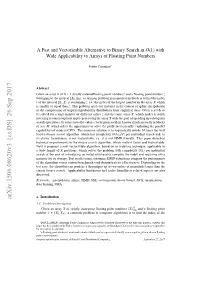 Fast and Vectorizable Alternative to Binary Search in O (1) Applicable To