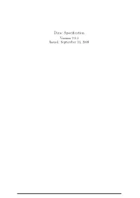 Dirac Specification