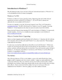 Introduction to Windows 7