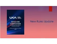 New Rules Update a New Look