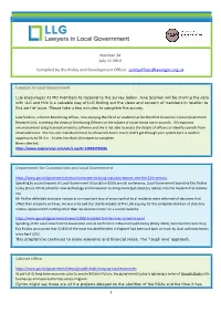 Number 24 July 11 2014 Compiled by the Policy and Development Officer
