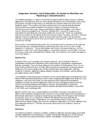 Workflow and Pipelining in Cheminformatics