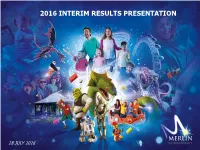 2016 Interim Results Presentation