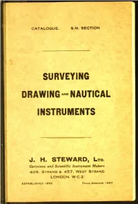Surveying, Drawing and Nautical Instruments