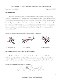 1 the Nazarov Cyclization