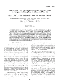 Assessment of Avian Site Fidelity in Arid Acacia Shrubland Based on a Ten-Year Mark-Recapture Study in Central Australia