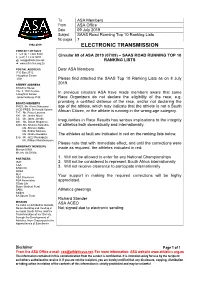 Circular 69 of ASA 2019 07.09 – SAAS ROAD RUNNING TOP 10