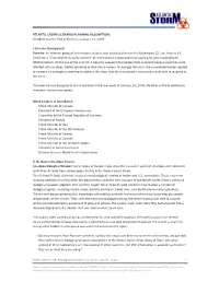 Scenario Planning ASSUMPTIONS Distributed at the End of Exercise—January 14, 2005