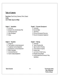 Table of Contents