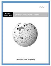 Wikipedia Mobile Reader Topline Foundation