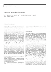 Equiareal Shape-From-Template