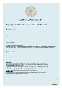 Deep Linguistic Prehistory with Particular Reference to Andamanese * Burenhult, Niclas