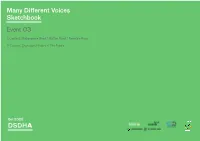 Many Different Voices Sketchbook DSDHA Event 03