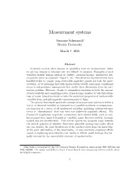 Measurement Systems