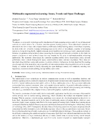 Multimedia Augmented M-Learning: Issues, Trends and Open Challenges