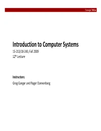 Signals ƒ Kernel Software This Lecture „ Non‐Local Jumps ƒ Application Code Carnegie Mellon Today