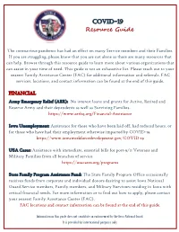 COVID-19 Resource Guide