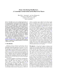 Poster: Introducing Massbrowser: a Censorship Circumvention System Run by the Masses
