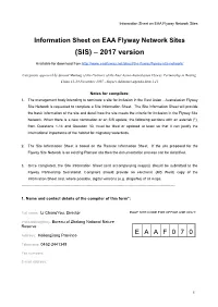 SIS) – 2017 Version