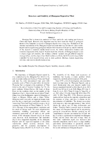 Structure and Stability of Zhangmu Deposit in Tibet HU Ruilin, ZHANG