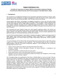Terms of Reference (Tor)