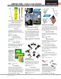 Camping Items • Flags & Flag Holders