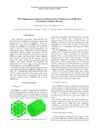 Three-Dimensional Analysis of the Hot-Spot Fuel Temperature in Pebble Bed and Prismatic Modular Reactors