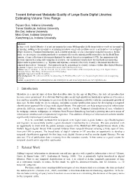 Toward Enhanced Metadata Quality of Large-Scale Digital Libraries: Estimating Volume Time Range