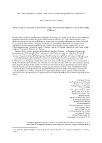 1 This Is the Penultimate Draft of a Paper That Is Forthcoming in Herder