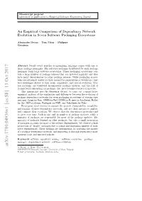 Arxiv:1710.04936V1 [Cs.SE] 13 Oct 2017 A