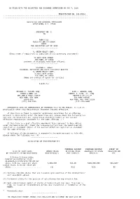 As Filed with the Securities and Exchange Commission on May 7, 1998